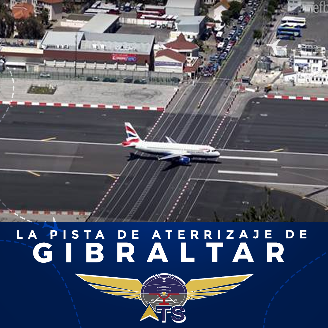 La pista de aterrizaje de Gibraltar atraviesa una carretera pública
